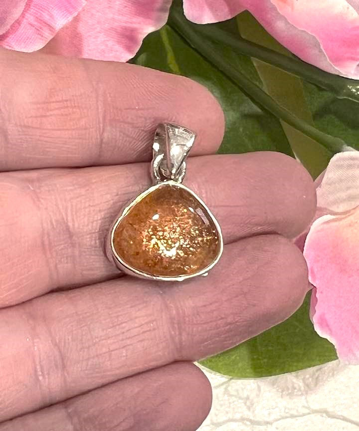 Sterling Silver Sunstone Pendant Collection