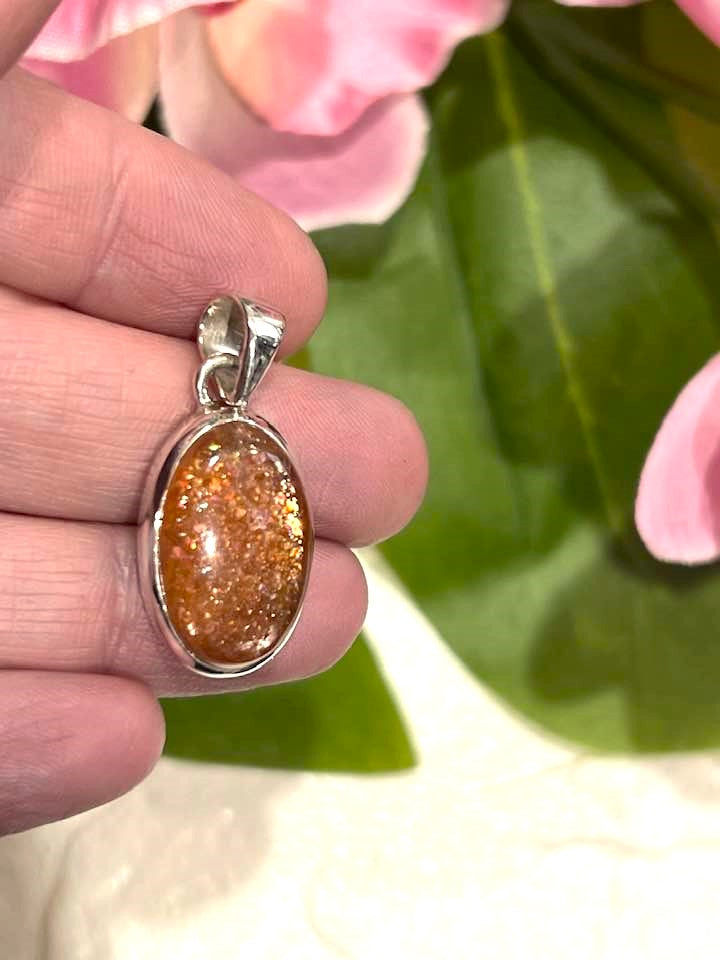 Sterling Silver Sunstone Pendant Collection