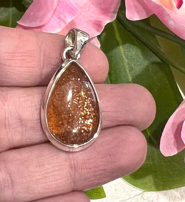 Sterling Silver Sunstone Pendant Collection