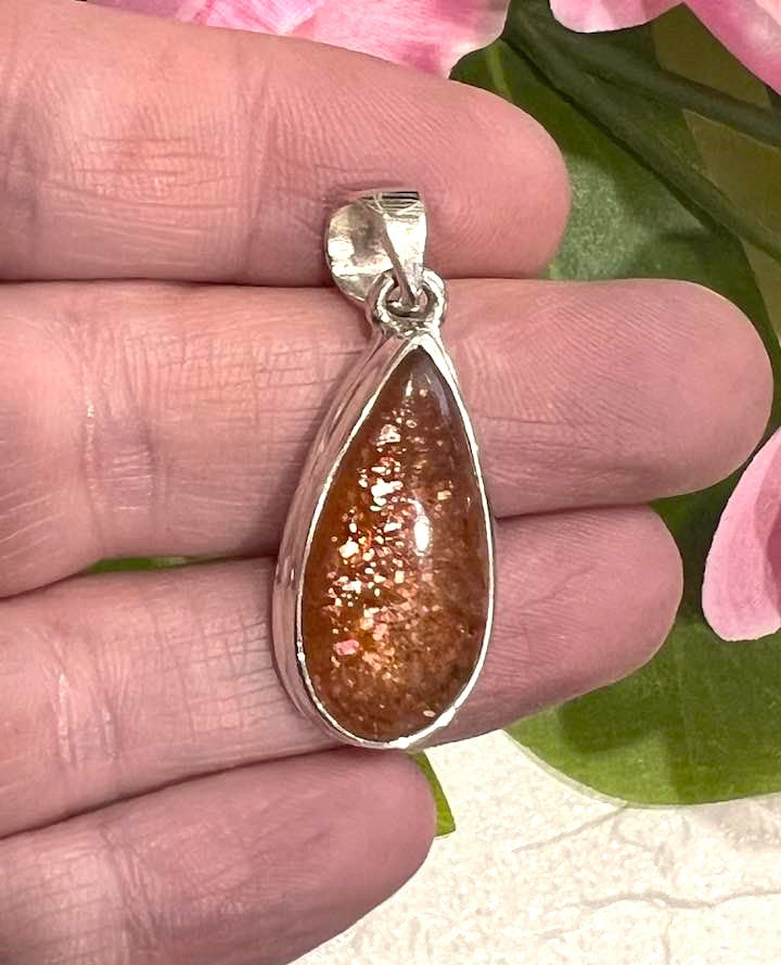 Sterling Silver Sunstone Pendant Collection