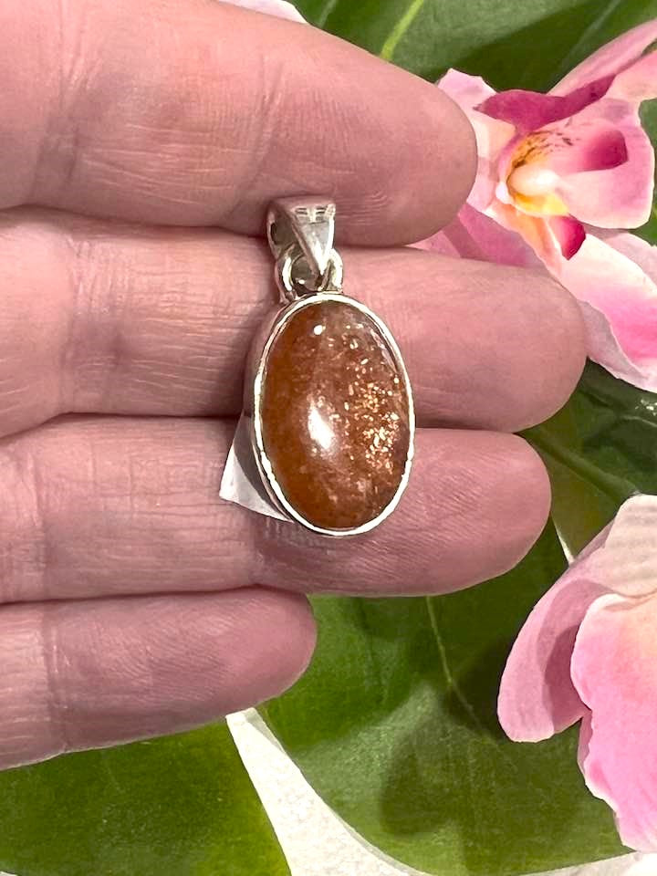 Sterling Silver Sunstone Pendant Collection