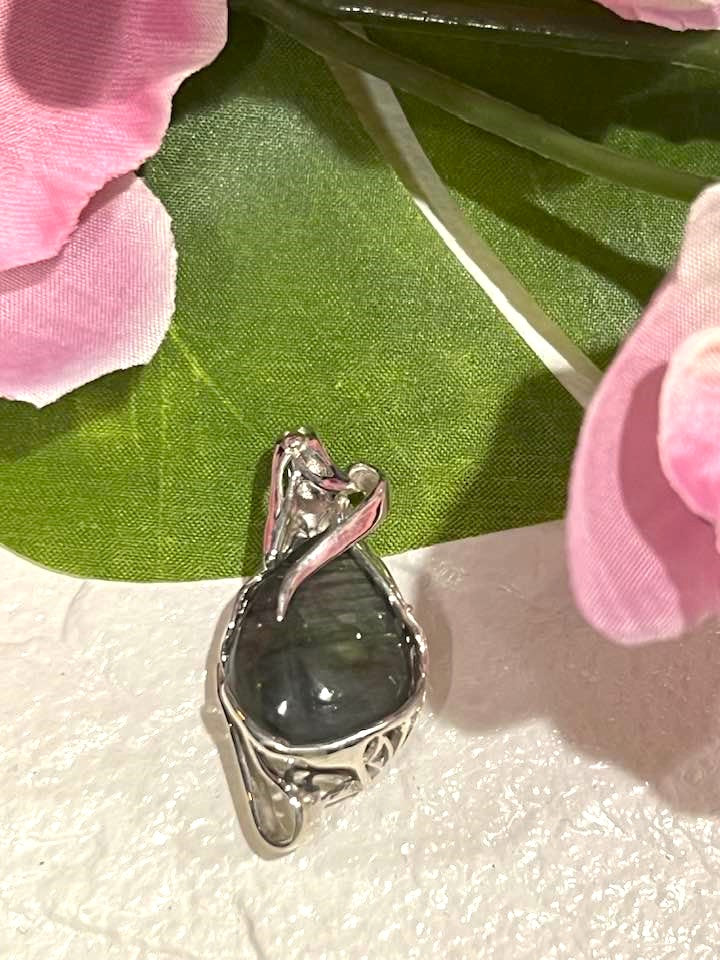 The Rainbow Labradorite Turkish Silver Pendant Collection for Transformation and Psychic Abilities