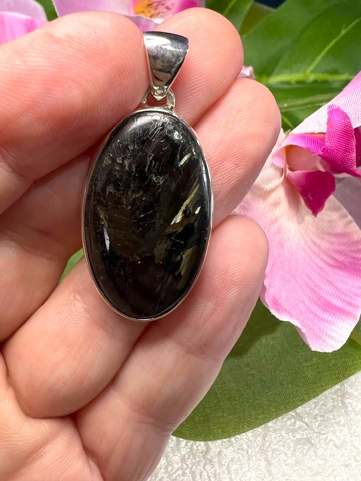 Nuummite Sterling Silver Pendant Collection for Magic and Untapped Potential