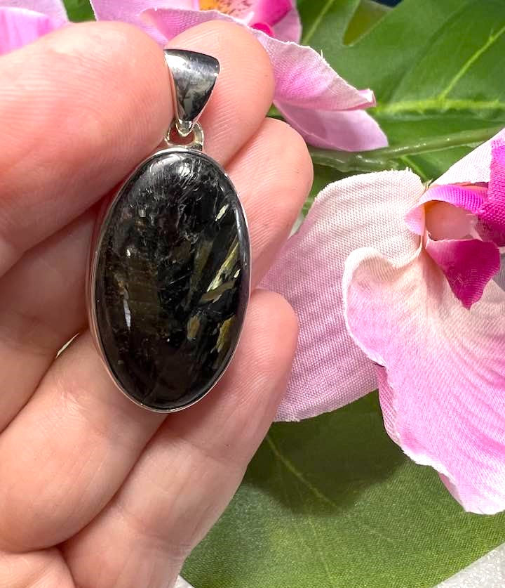 Nuummite Sterling Silver Pendant Collection for Magic and Untapped Potential