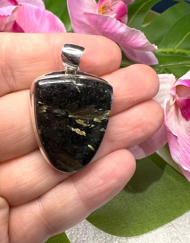 Nuummite Sterling Silver Pendant Collection for Magic and Untapped Potential