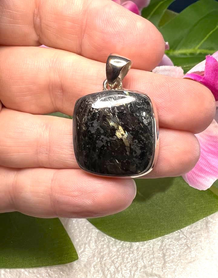 Nuummite Sterling Silver Pendant Collection for Magic and Untapped Potential