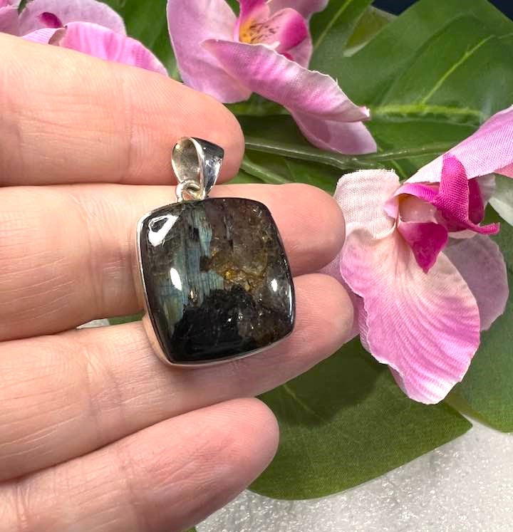 Nuummite Sterling Silver Pendant Collection for Magic and Untapped Potential