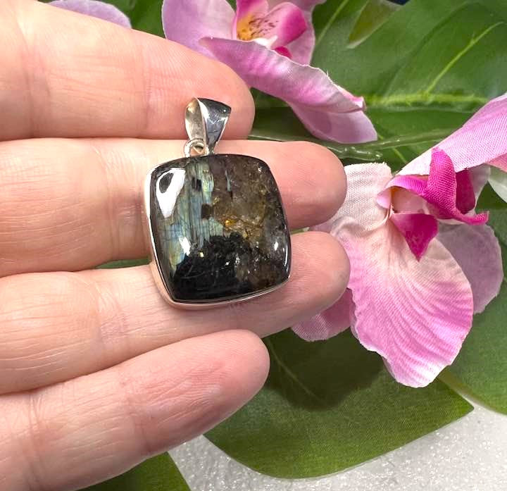 Nuummite Sterling Silver Pendant Collection for Magic and Untapped Potential