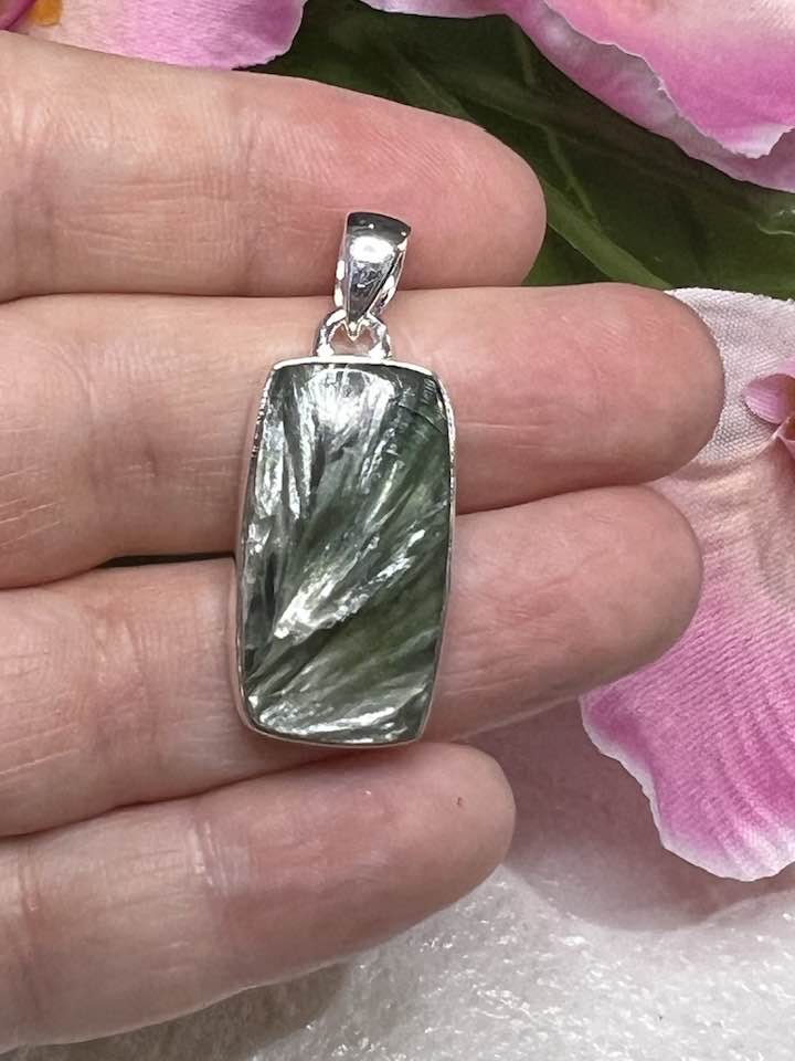 Seraphinite Sterling Silver Pendant Collection for Your Personal Guides and the Seraphim