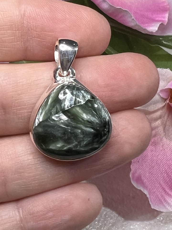 Seraphinite Sterling Silver Pendant Collection for Your Personal Guides and the Seraphim