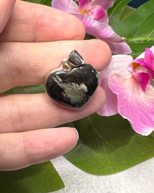 Nuummite Sterling Silver Pendant Collection for Magic and Untapped Potential