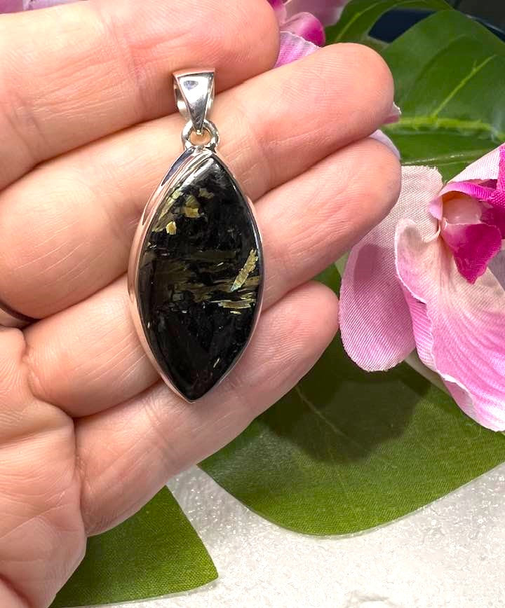 Nuummite Sterling Silver Pendant Collection for Magic and Untapped Potential