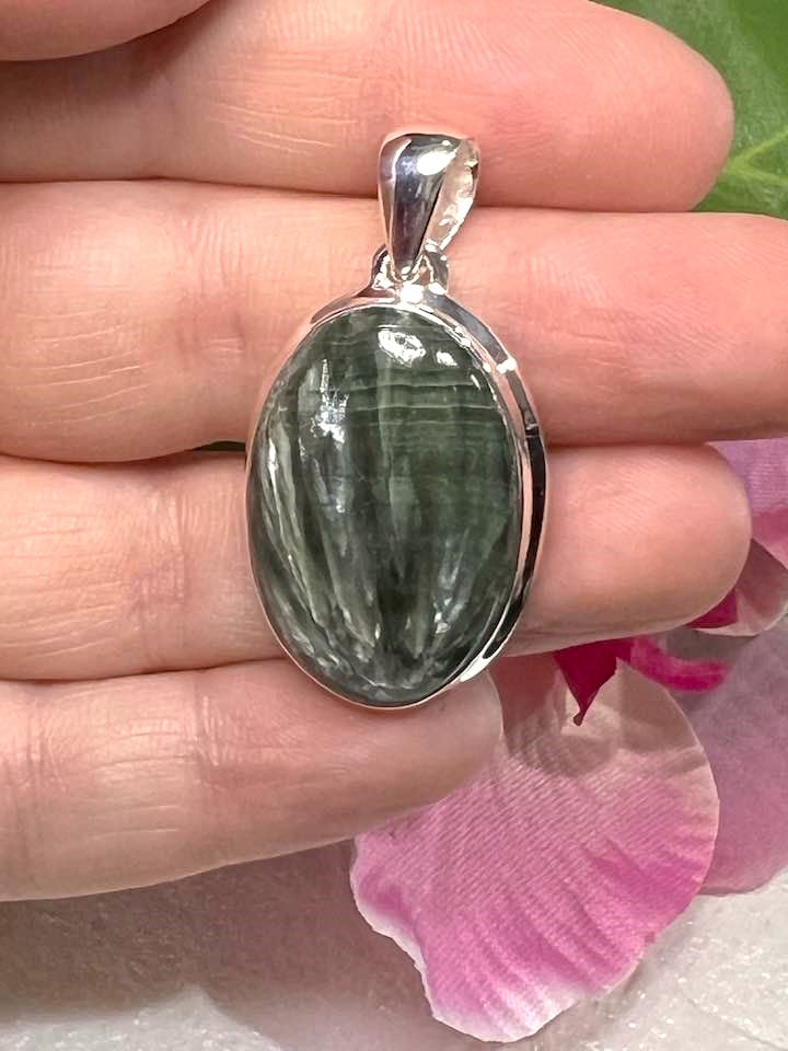 Seraphinite Sterling Silver Pendant Collection for Your Personal Guides and the Seraphim