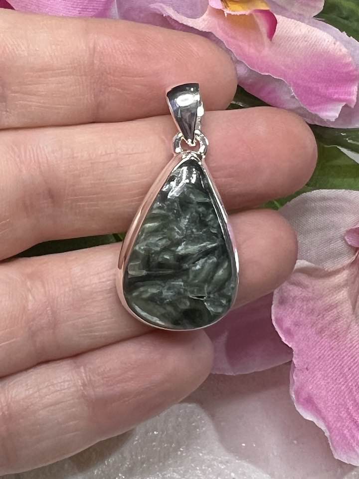 Seraphinite Sterling Silver Pendant Collection for Your Personal Guides and the Seraphim