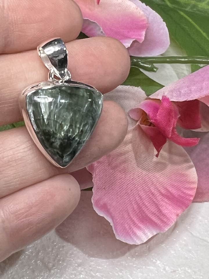 Seraphinite Sterling Silver Pendant Collection for Your Personal Guides and the Seraphim