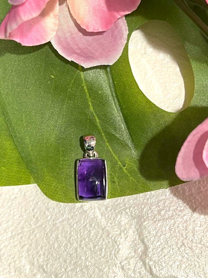 Amethyst Sterling Silver Pendant Collection for Psychic Abilities and Spirituality