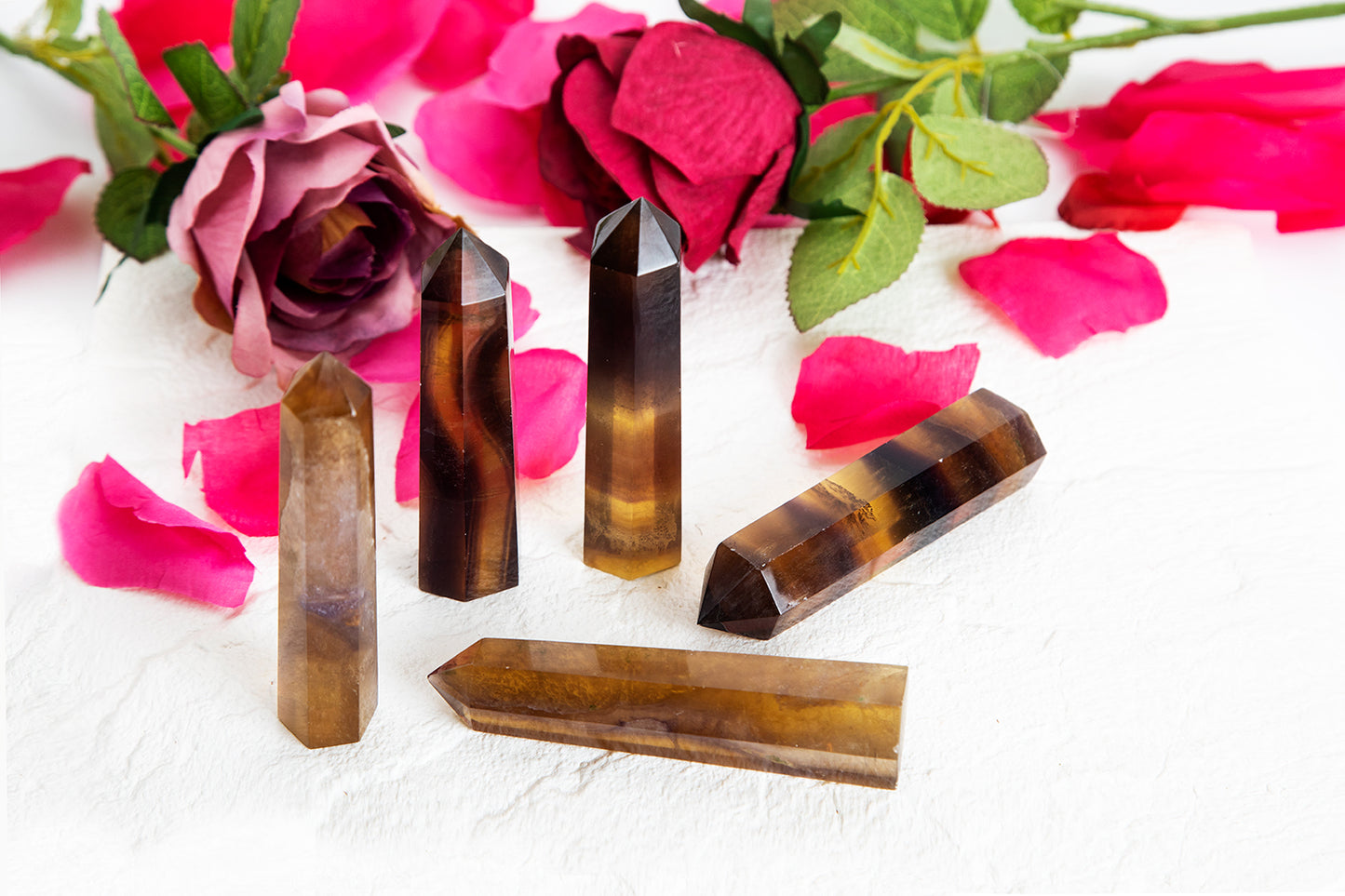 Yellow Fluorite Point Tower 4"