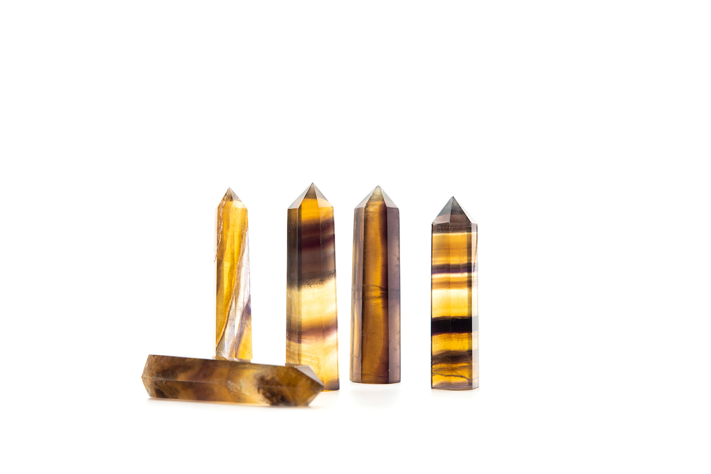 Yellow Fluorite Point Tower 4"