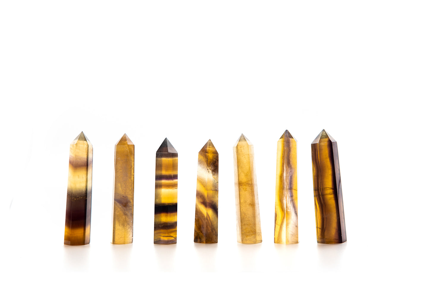 Yellow Fluorite Point Tower 4"