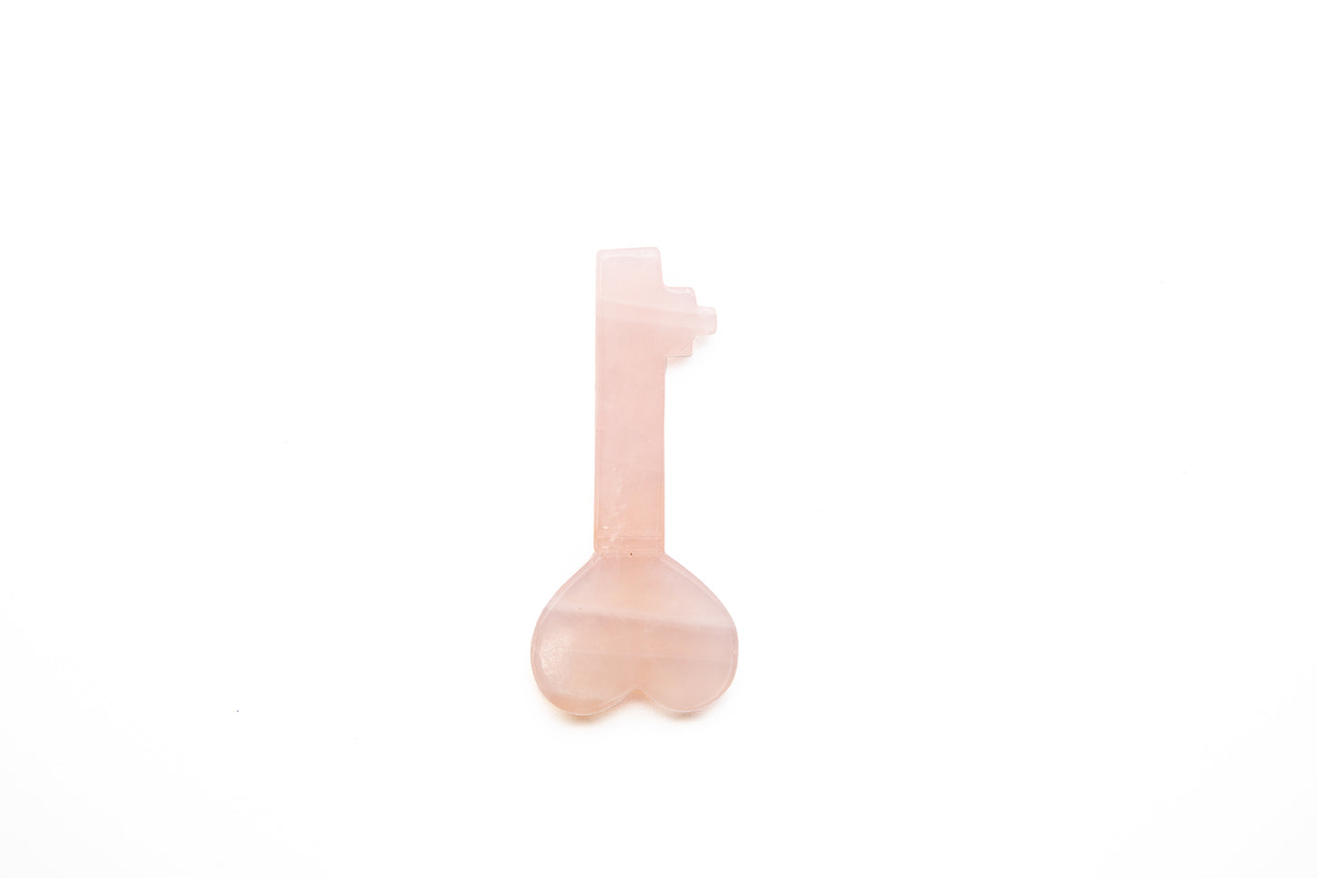 Natural Stone Key in Amethyst, Rose Quartz or Fluorite
