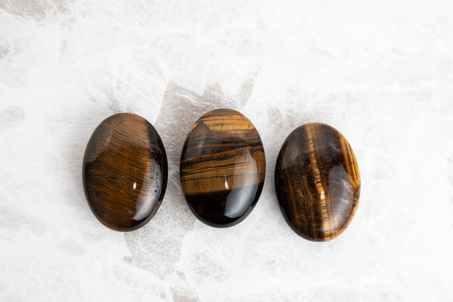 Tiger's Eye Palm Stone