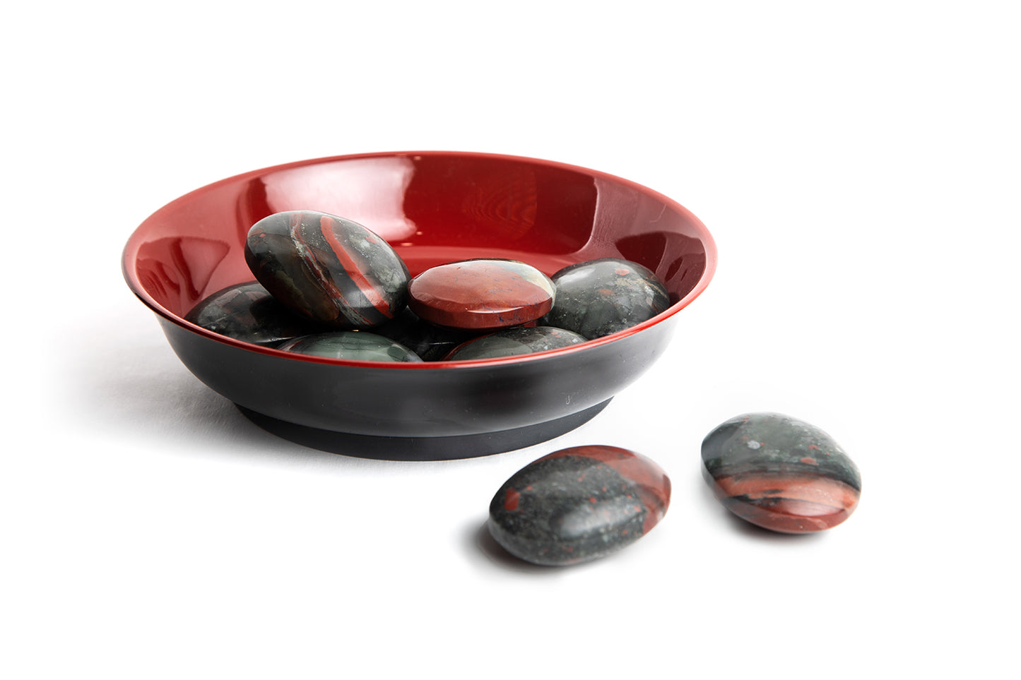Blood Jasper Palm Stone