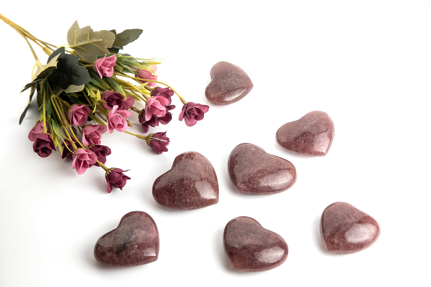 Strawberry Quartz Heart