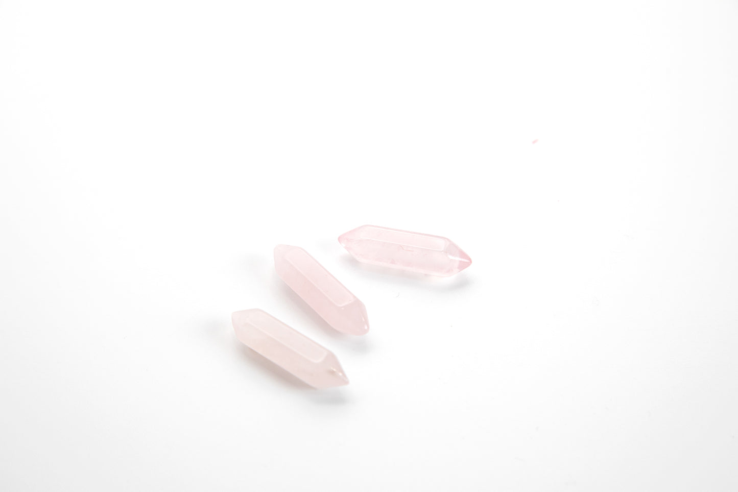 Natural Rose Quartz 1.25" Double Terminated Point