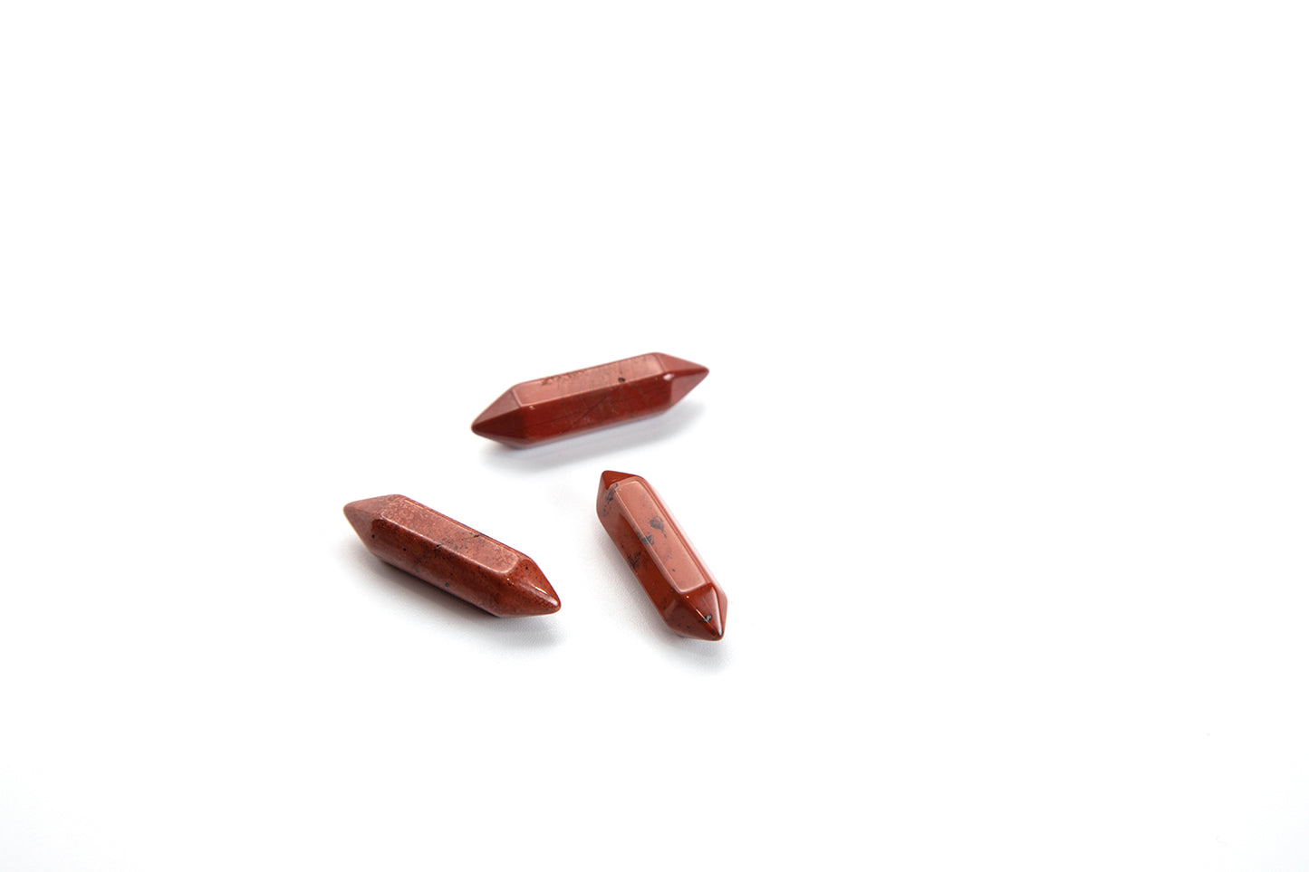 Natural Red Jasper 1.25" Double Terminated Point