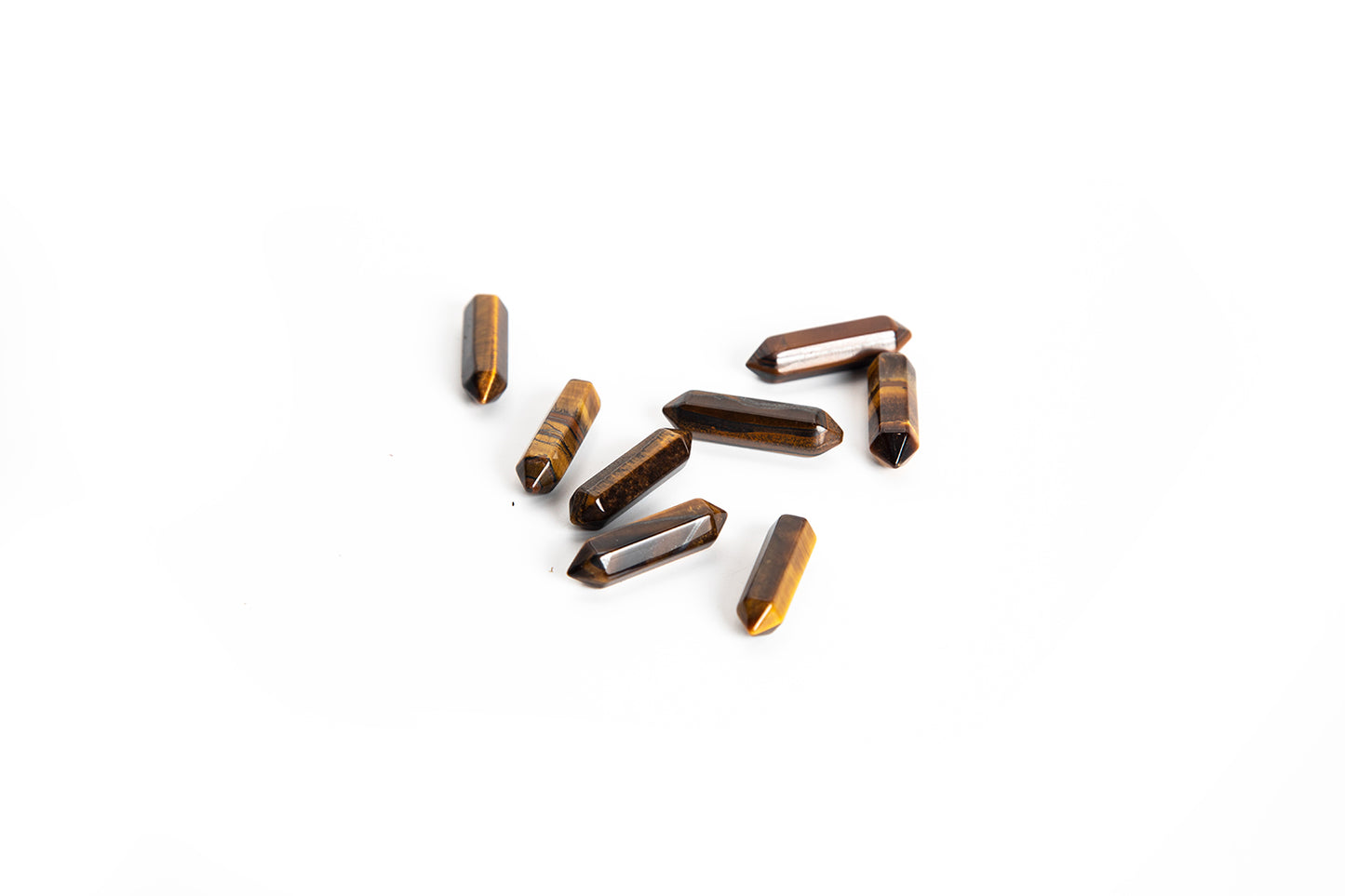 Natural Tiger's Eye 1.25" Double Terminated Point