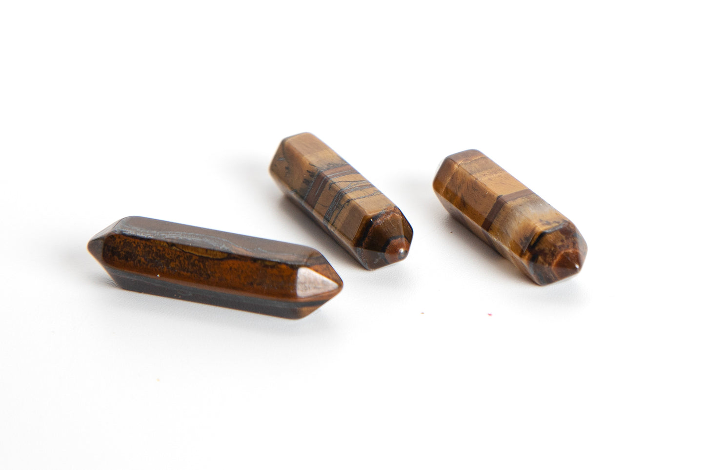 Natural Tiger's Eye 1.25" Double Terminated Point