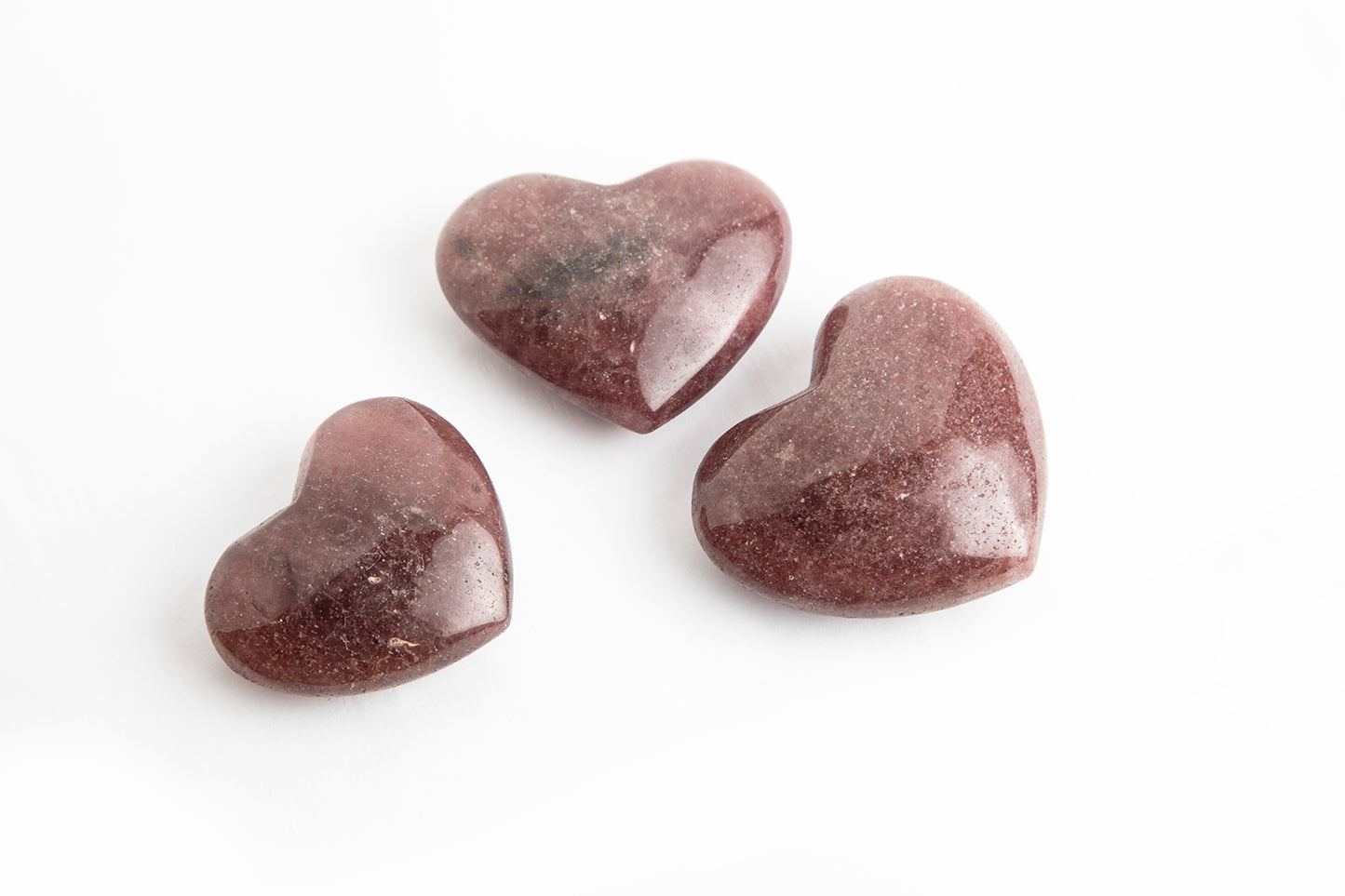 Strawberry Quartz Heart