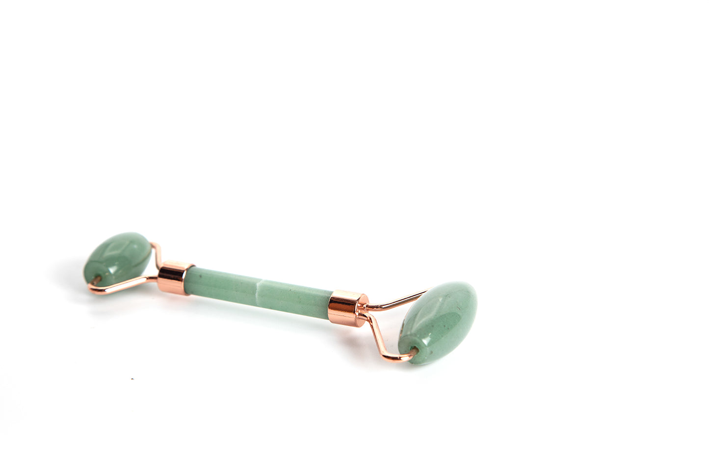Rose Quartz or Aventurine Face Roller 5.5"