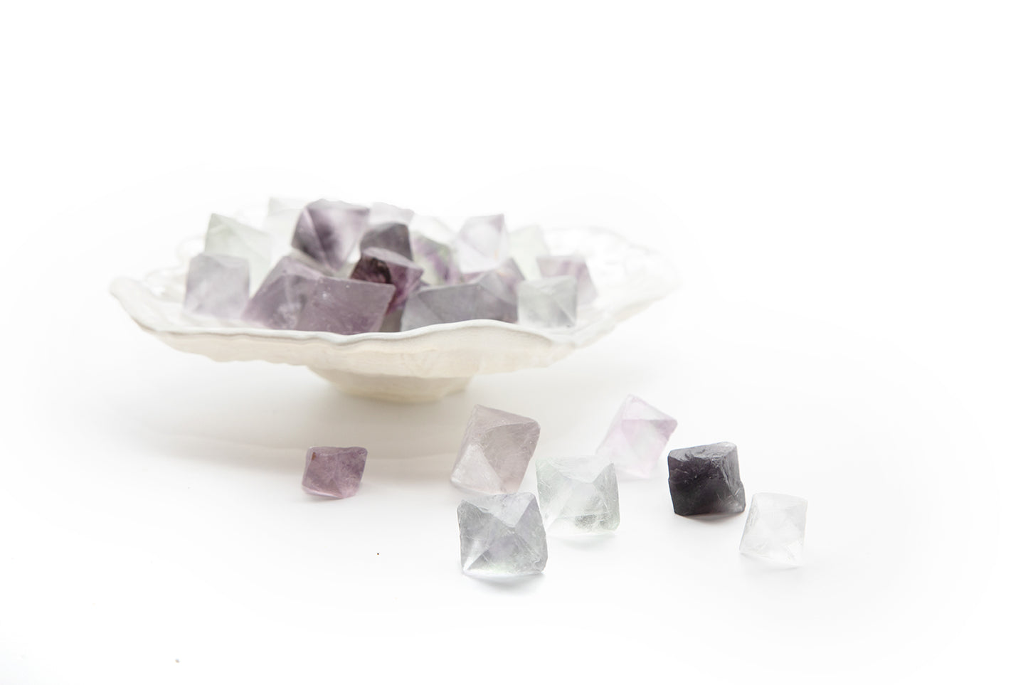 Natural Fluorite Octahedron
