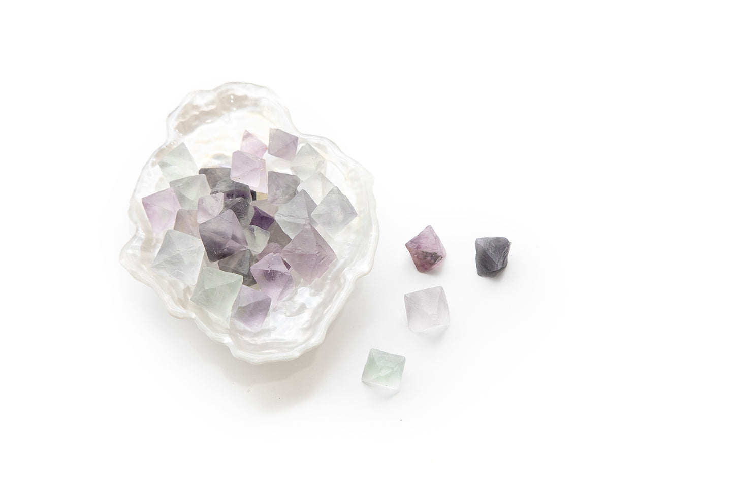 Natural Fluorite Octahedron
