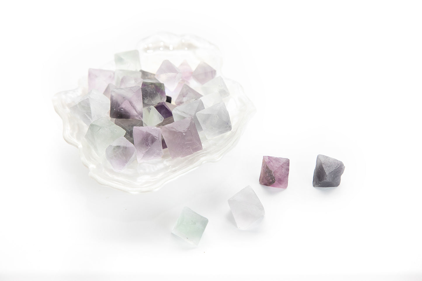 Natural Fluorite Octahedron