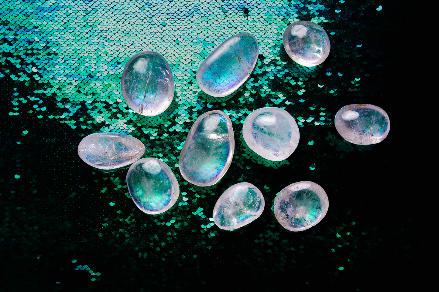 Clear Quartz Palm Stone