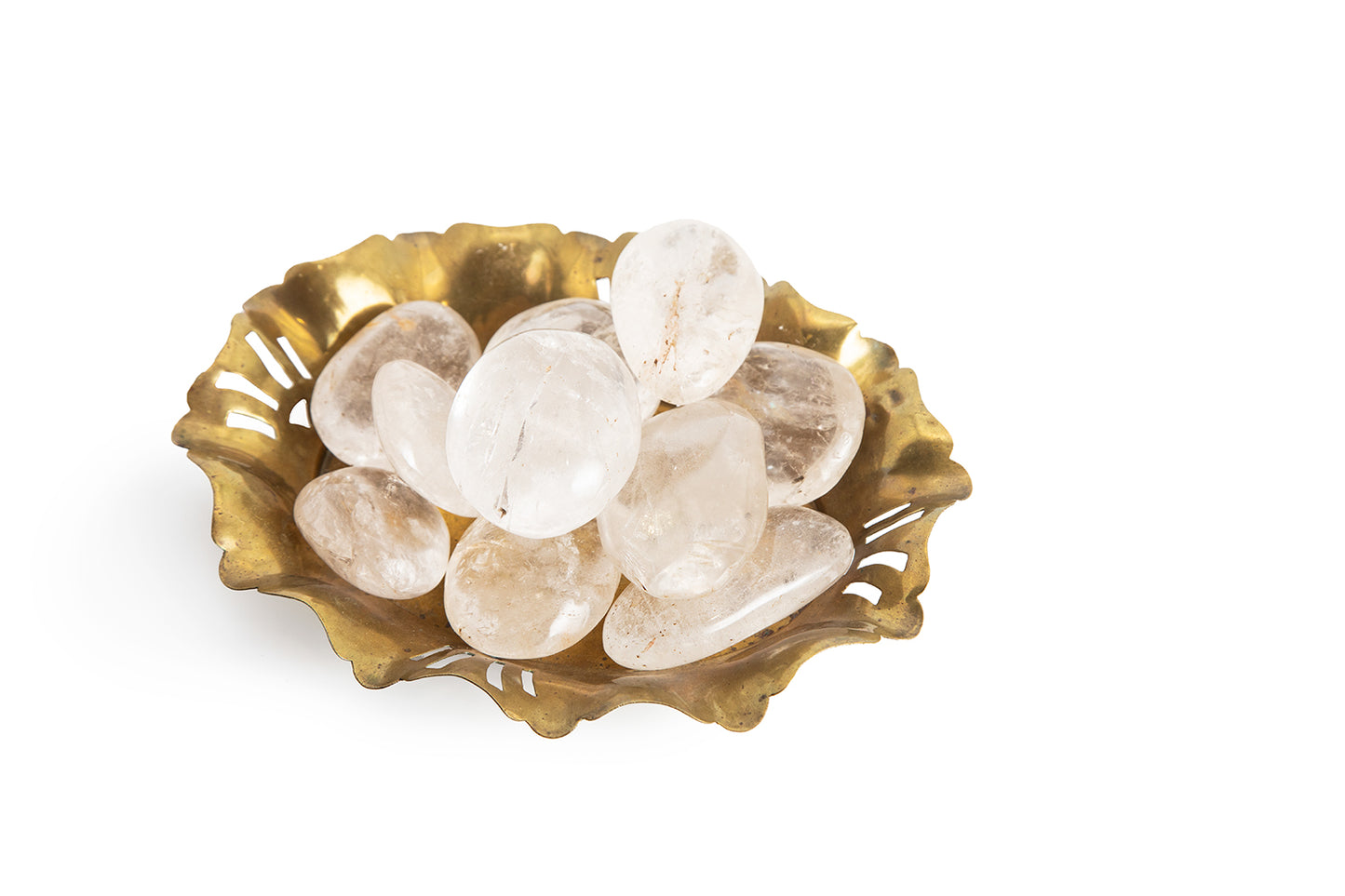Clear Quartz Palm Stone
