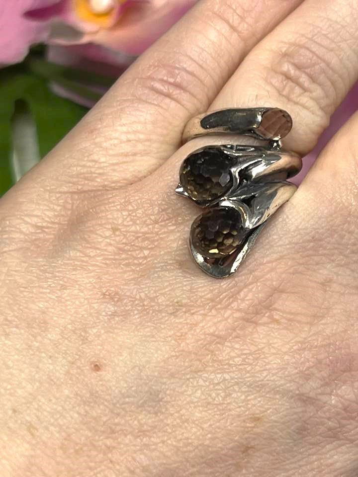 Artisan Turkish .925 Silver Ring with Zultanite Size 8