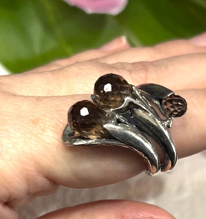 Artisan Turkish .925 Silver Ring with Zultanite Size 8