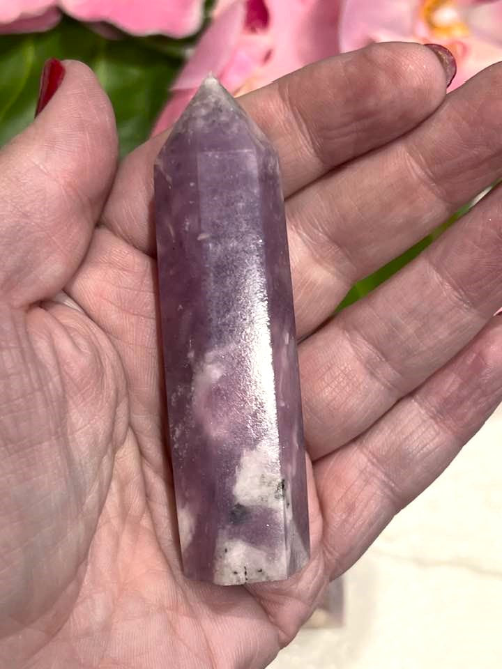 Pink Tourmaline Point for Self Love