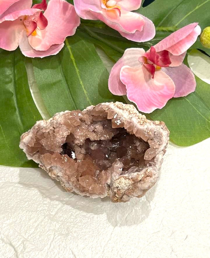 Pink Amethyst Geode for Gentle Spiritual Growth and Self Nurture