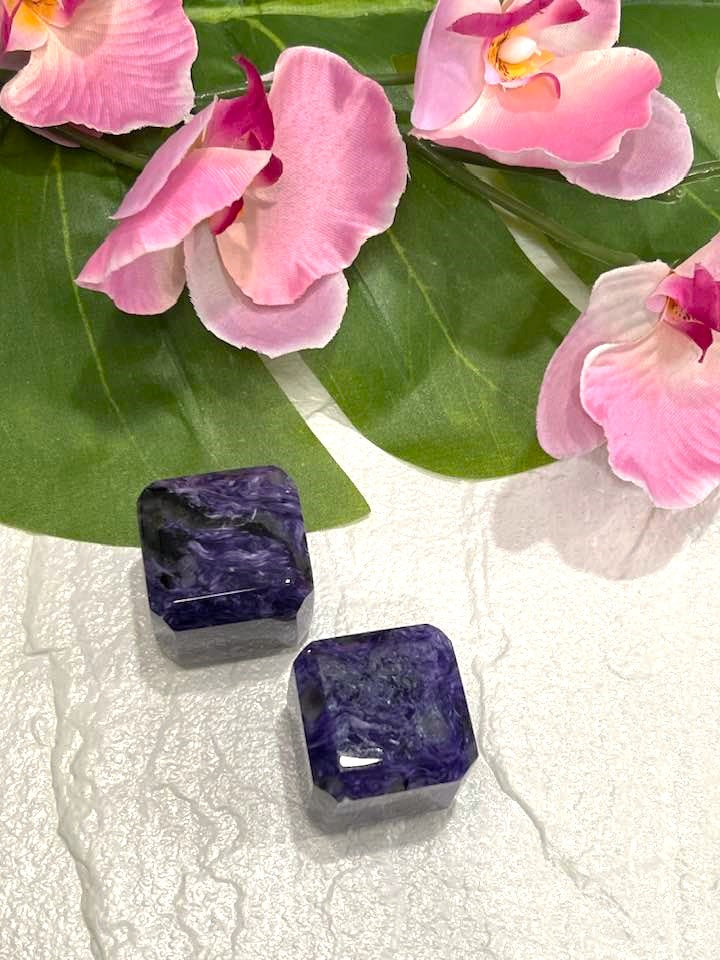 Charoite Cube