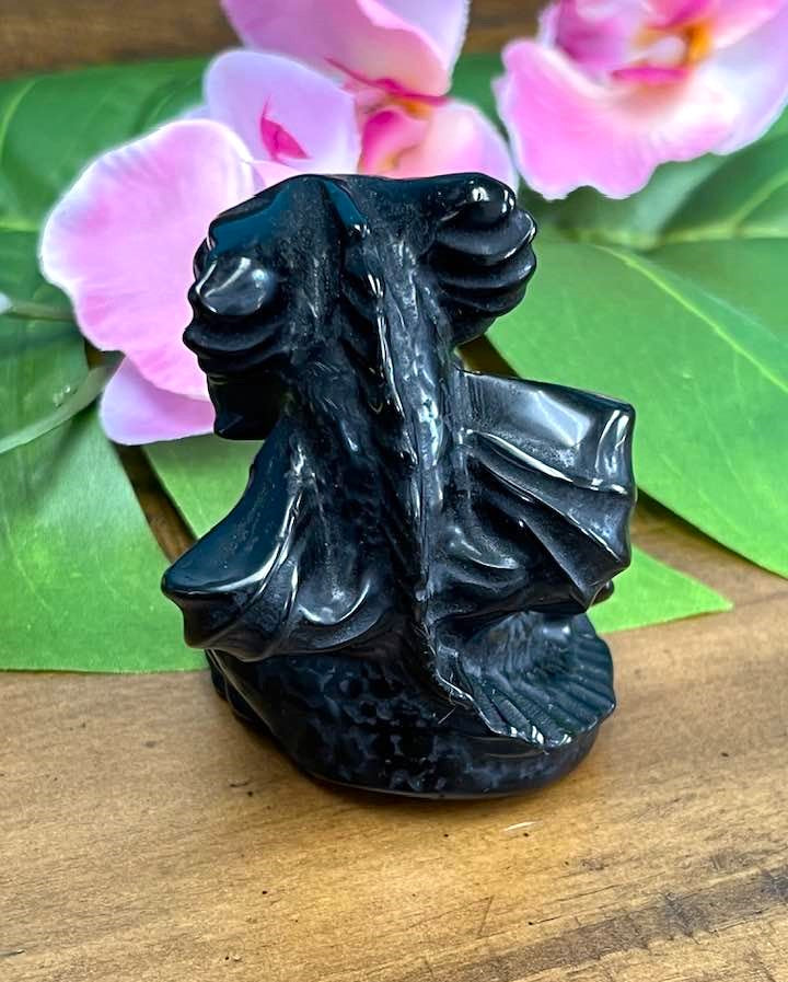 Black Obsidian Dragon 3"