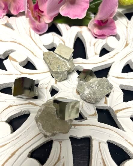 Cubic Pyrite on Matrix for Abundance