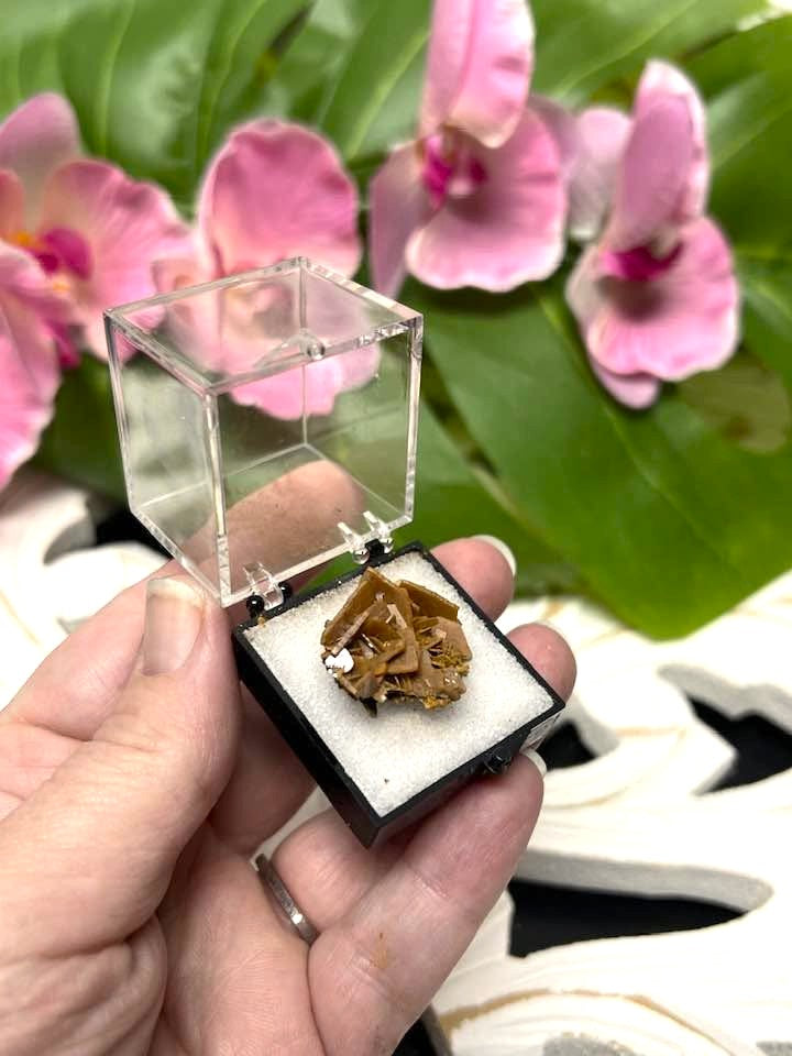 Wulfenite Crystals from Defiance Mine Arizona