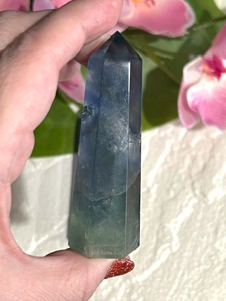 Blue Fluorite Tower