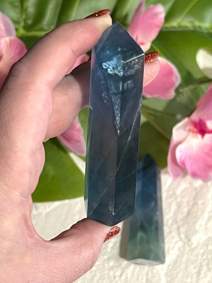 Blue Fluorite Tower