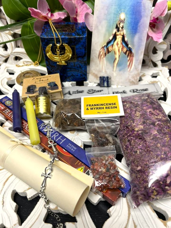 Isis Devotional Box with 17 items