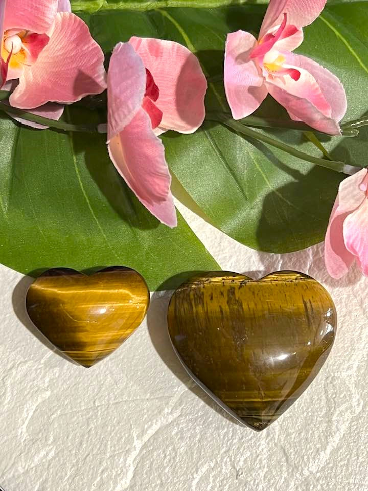 Tiger's Eye Heart for Creativity